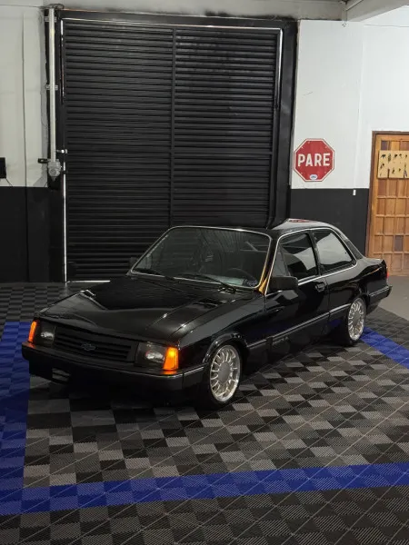 Faccin Garage - Chevette dl 1991 preto formal placa preta