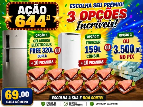 Dejair maxx - Ação 644ª geladeira ou freezer ou 3.500,00 no pix