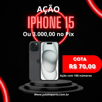 5ª iphone 15 128gb (fechou, sorteia!)