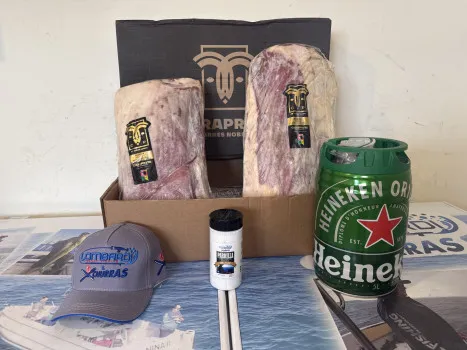 Lombardi Clássicos - 1cx.costela angus cara preta + chopp+sal+boné