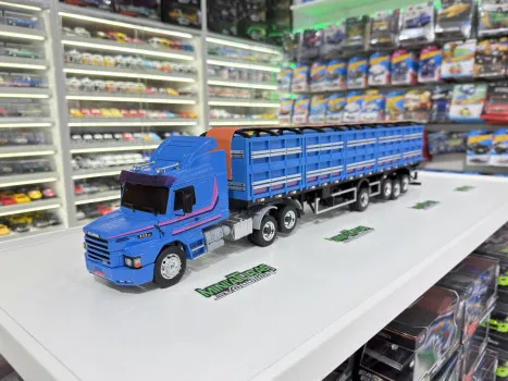 Minis Evolution - Scania 113 topline carreta 4 eixo 1/32