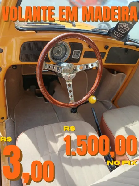 #239 volante em madeira ou 1500,00 no pix