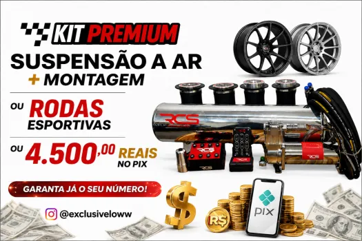 Exclusive low - Suspensão a ar ou jogo de roda ou 4500 no pix