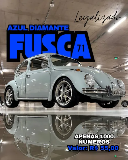 Meu novo carro antigo - 56* ação fuscão 1971 azul diamante