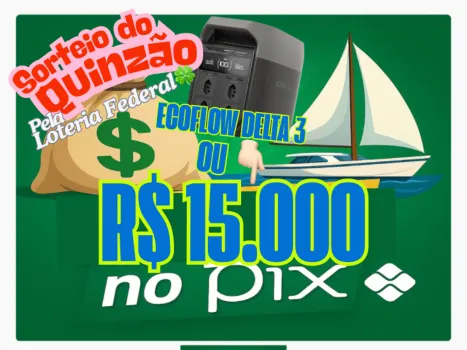 Ecoflow delta 3 ou 15 mil no pix
