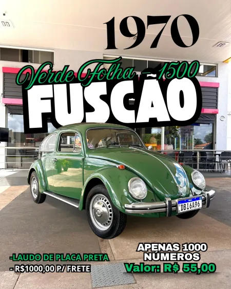 Meu novo carro antigo - 66* ação - fuscão 1970 verde folha 1500