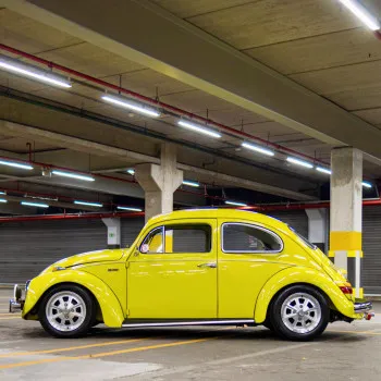 16ª ação fusca 1973 placa preta amarelo java