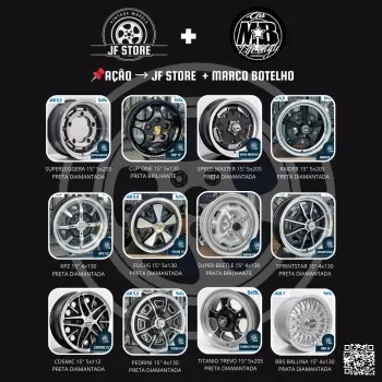 Jogo de roda aro 15 - ganhador escolhe