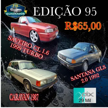 fbquadrados - Edição 95 - saveiro turbo ou caravan ou santana 92