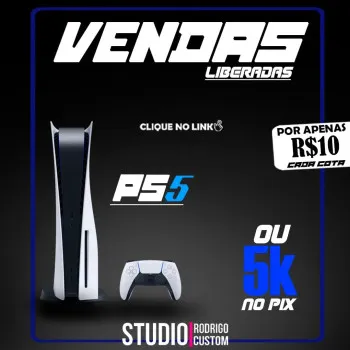 Studio Rodrigo Custom - Acao entre amigos playstation ps5 ou 5k no pix.