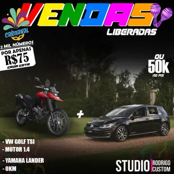 Rodrigo Custom - Vw golf tsi 1.4 + lander zero km 2026 ou 50k