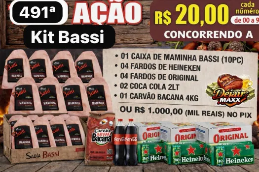 Dejair maxx - Ação 491ª caixa de maminha bassi ou mil no pix