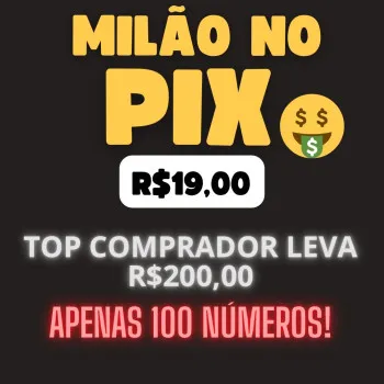Somente 100 números milão no pix