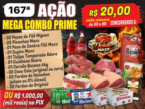 Dejair maxx - Ação 167ª mega combo prime ou mil no pix