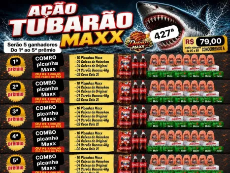 Dejair maxx - Ação tubarão 427ª combos 50 picanhas do 1ª ao 5ª