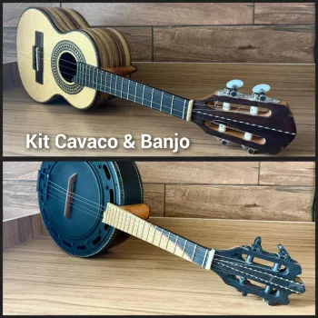Ação 549=kit cavaco & banjo, o ganhador escolhe!