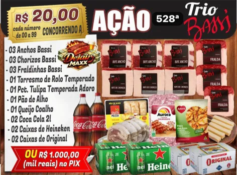 Dejair maxx - Ação 528ª trio de bassi ou 1k