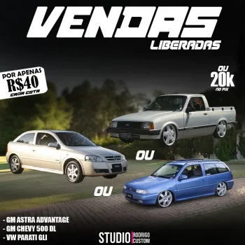 Astra 2.0 ou parati ou chevy ou 20k no pix