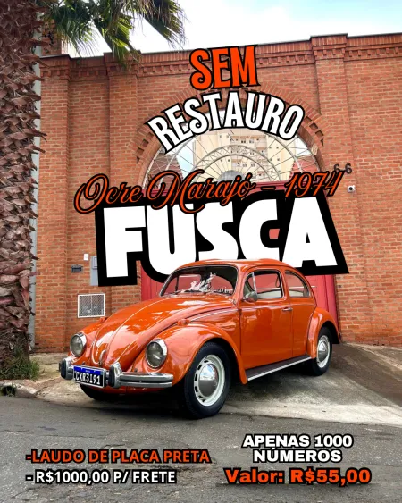 Meu novo carro antigo - 80* ação fusca 1974 ocre marajó