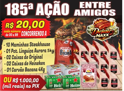 Dejair maxx - Ação 185ª 10 maminhas +. 5kg ling aurora ou 1k