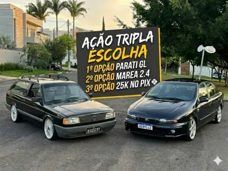 Garage44custom - Ação tripla escolha parati gl marea 2.4 ou 25k
