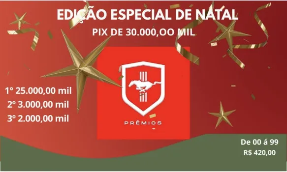 Mega rifinha valendo 10 números