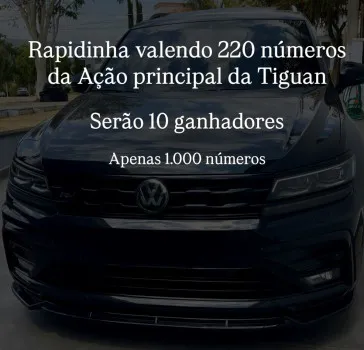 Rapidinha valendo 220 números da tiguan