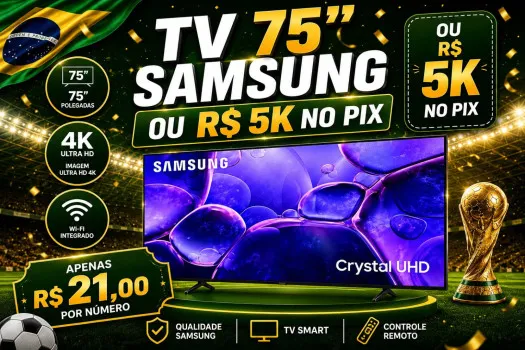 Reloy Realiza - Tv samsung 75 ou 5k