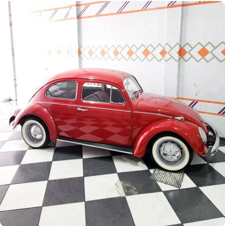 98° ação fusca 1970 vermelho rubi