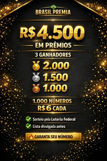 BRASIL PREMIA - Ação economica 4.500,00 em premios