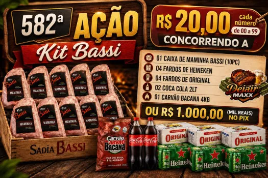 Dejair maxx - Ação 582ª 1 caixa de maminha bassi ou mil no pix