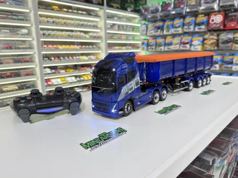 Minis Evolution - Volvo fh na caçamba 4 eixo controle remoto 1/32