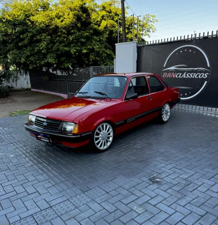 Danclassicos - Chevette s/e 1987 turbo vermelho bonanza sólido