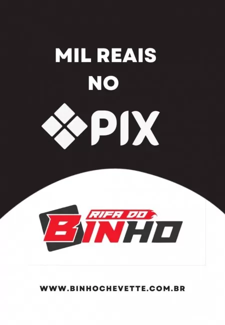 Mil reais no pix apenas 100 n?meros 12,50 cada