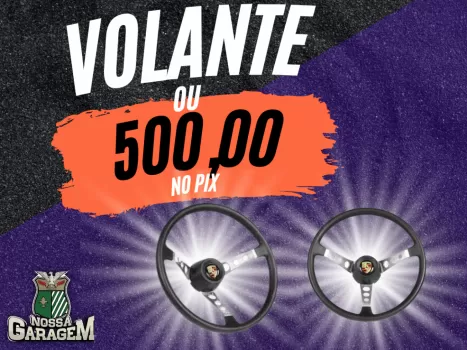Volante fret gr?tis ou 500 reais no pix !s? 100num