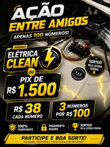 Patrick Roberto Rocha - Ação 61 - elétrica clean fusca ou pix r$1500