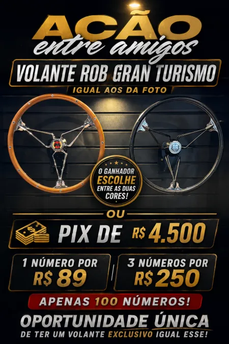 Patrick Roberto Rocha - Ação 54 - prêmio volante rob gran ou pix r$4.500