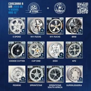 Jogo de roda aro 15 - ganhador escolhe