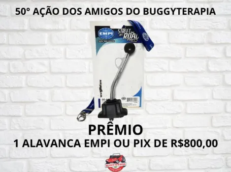 50° ação buggyterapia - alavanca empi ou pix 800