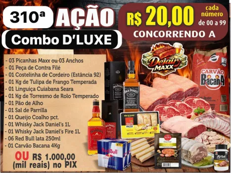 Dejair maxx - Ação 310ª combo d’luxe ou mil no pix