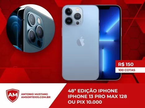 48? edi??o iphone 13 pro max ou pix de 10.000,00 m