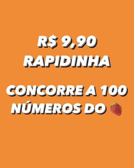 1º rapidinha valendo 100 números do 208gt