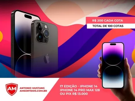 17? edi??o iphone 14 pro max ou pix de 13.000,00