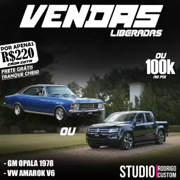 Rodrigo Custom - Vw amarok 2019 v6 ou opala aspirado ou 100k no pix