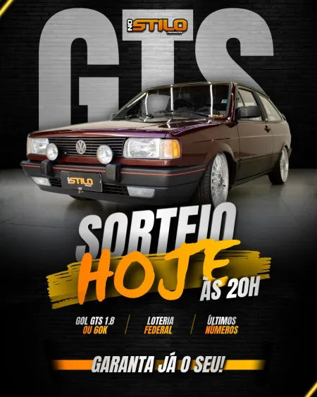 No Stilo Premiações - Gol gts 1991 ou 60k