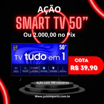 5º ação smart tv ou 2mil no pix (fechou, sorteia!)