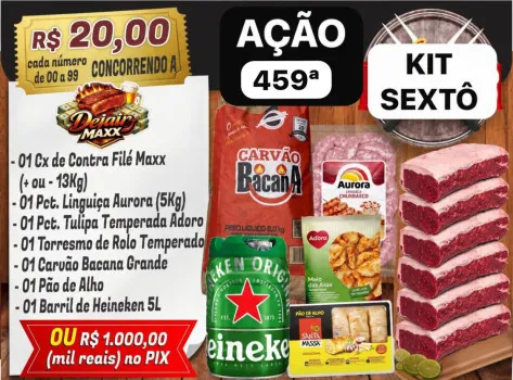 Dejair maxx - Ação 459ª kit sextô garantido ou 1k