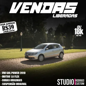 Rodrigo Custom - Vw gol power 2010 ou 18k no pix.