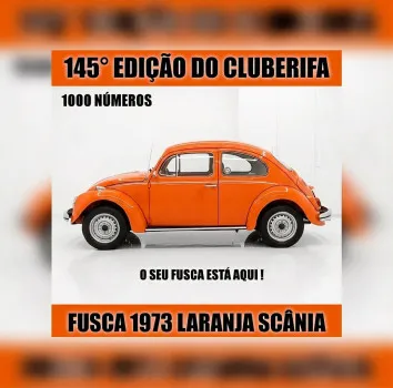 ClubeRifa - 145° ação fusca laranja scania