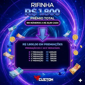hfcustom - 3.429° rifinha valendo r$ 1.800,00 no pix